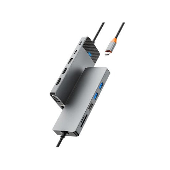 WiWU 12-in-1 USB-C Hub for MacBook with HDMI & LAN