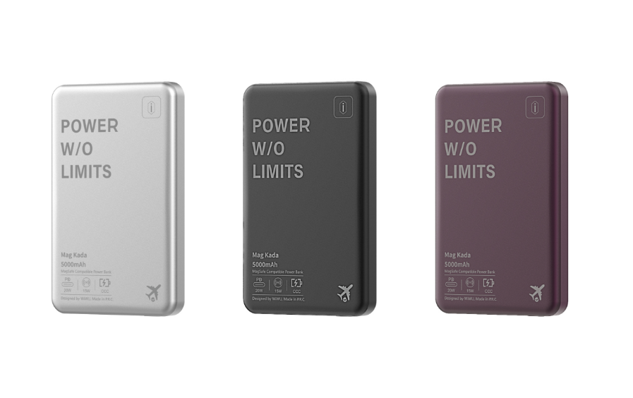 WIWU SA21 Mag Kada Magnetic Power Bank – 5000mAh, 20W USB-C & 15W Wireless