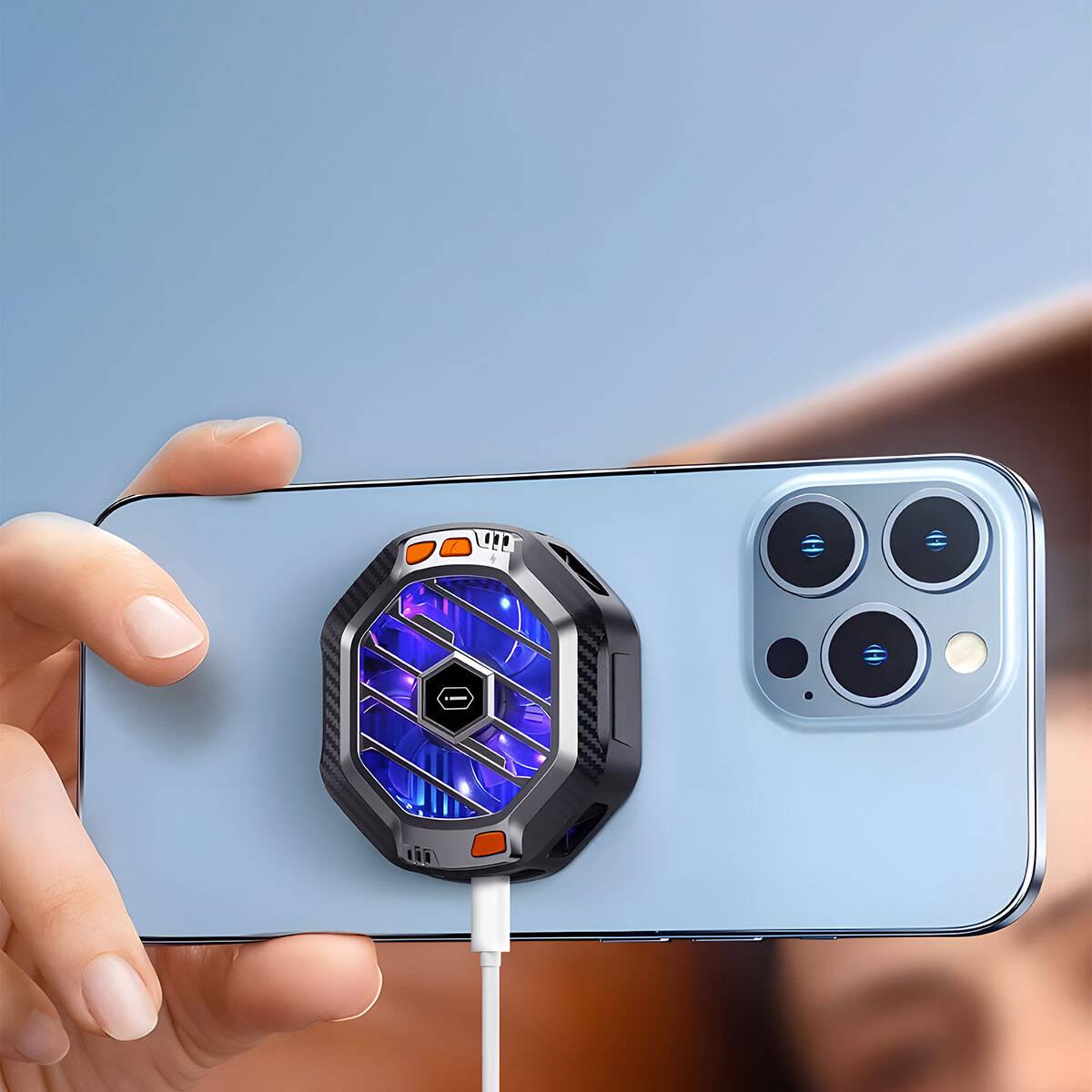 مروحة تبريد الهاتف ويوو 15واط ماج سيف المميزة بإضاءة RGB