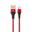 XO NB118 USB to Lightning Cable 2.1A – 1M Red