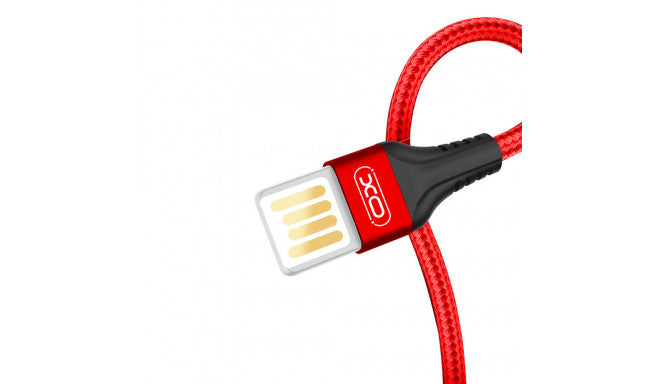 كابل XO NB118 USB إلى Lightning 2.1A – 1 متر أحمر