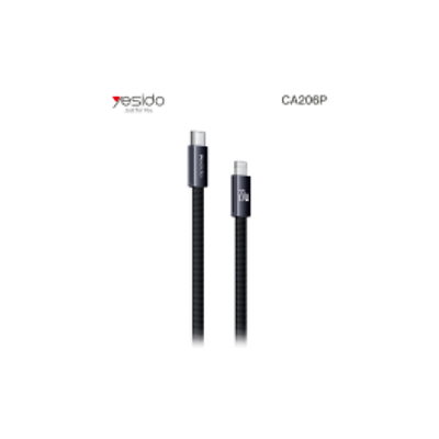 YESIDO CA206P C-L 27W Braided Flat Data Cable