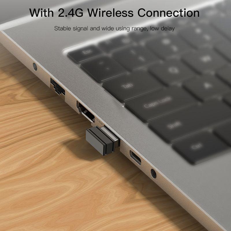 ماوس يسيدو اللاسلكي المريح والدقيق - أسود