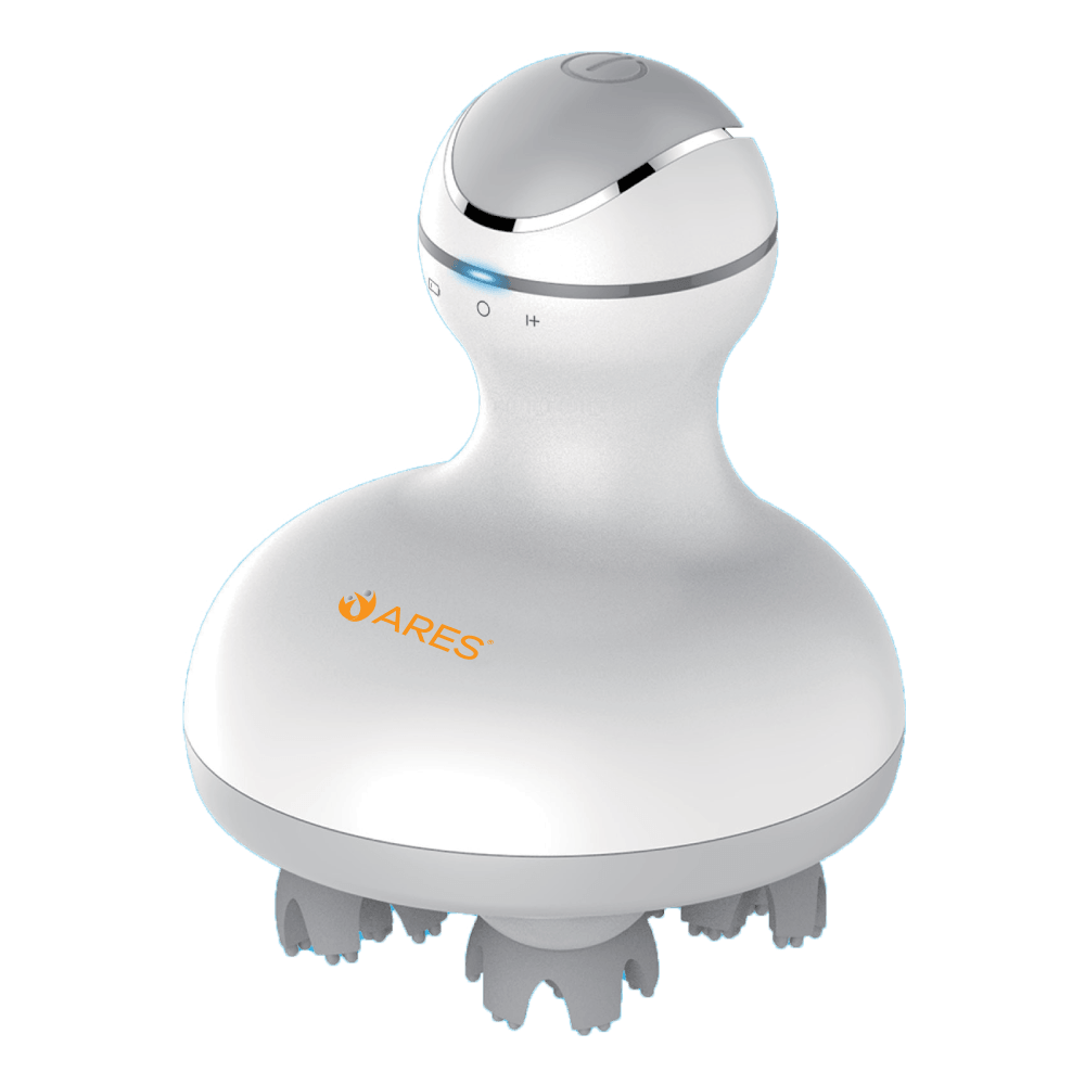 جهاز مساج محمول باليد لفروة الرأس و الجسم ومقاوم للماء أي سكالب من آريس