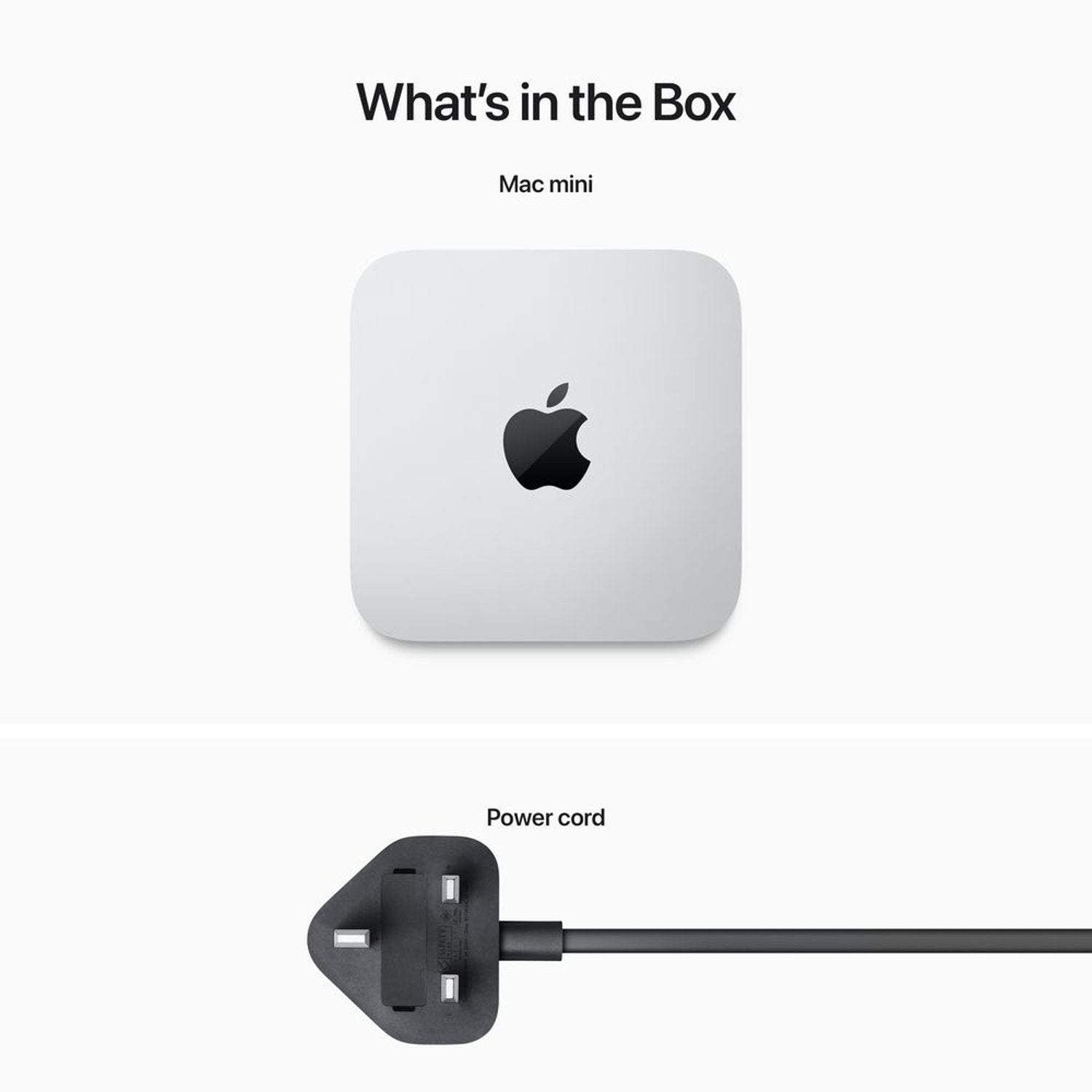 Mac mini: Apple M2 chip with 8‑core CPU and 10‑core GPU, 512GB SSD