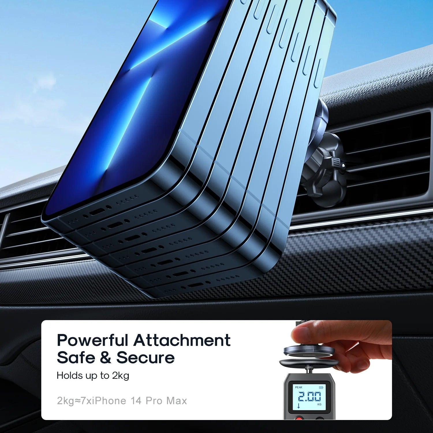 Joyroom JR ZS313 Magnetic Car Phone Mount Strong & Secure - Black