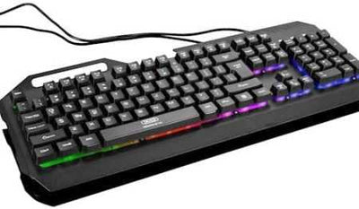 لوحة مفاتيح الألعاب السلكية XO KB-01 RGB - سوداء
