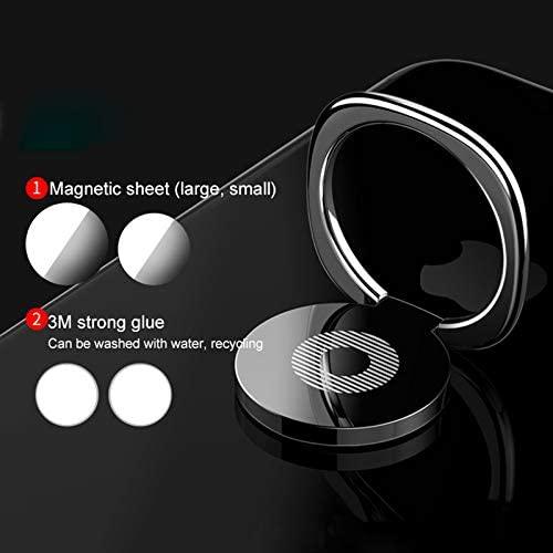 حامل مغناطيسي جوي روم للسيارة يدور 360 درجة - ذهبي