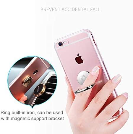 حامل مغناطيسي جوي روم للسيارة يدور 360 درجة - ذهبي