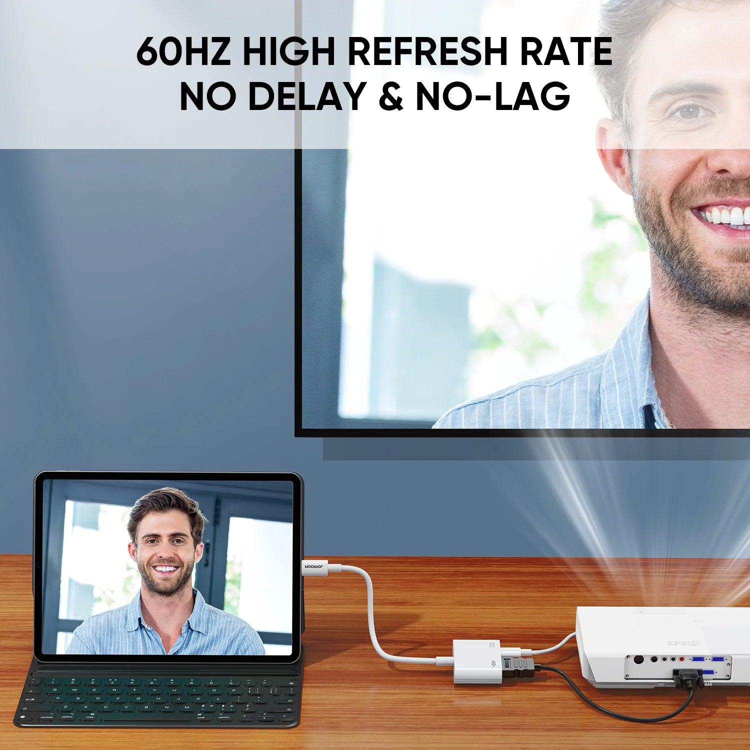 محول جوي روم 1080P من 8 Pin إلى HDMI