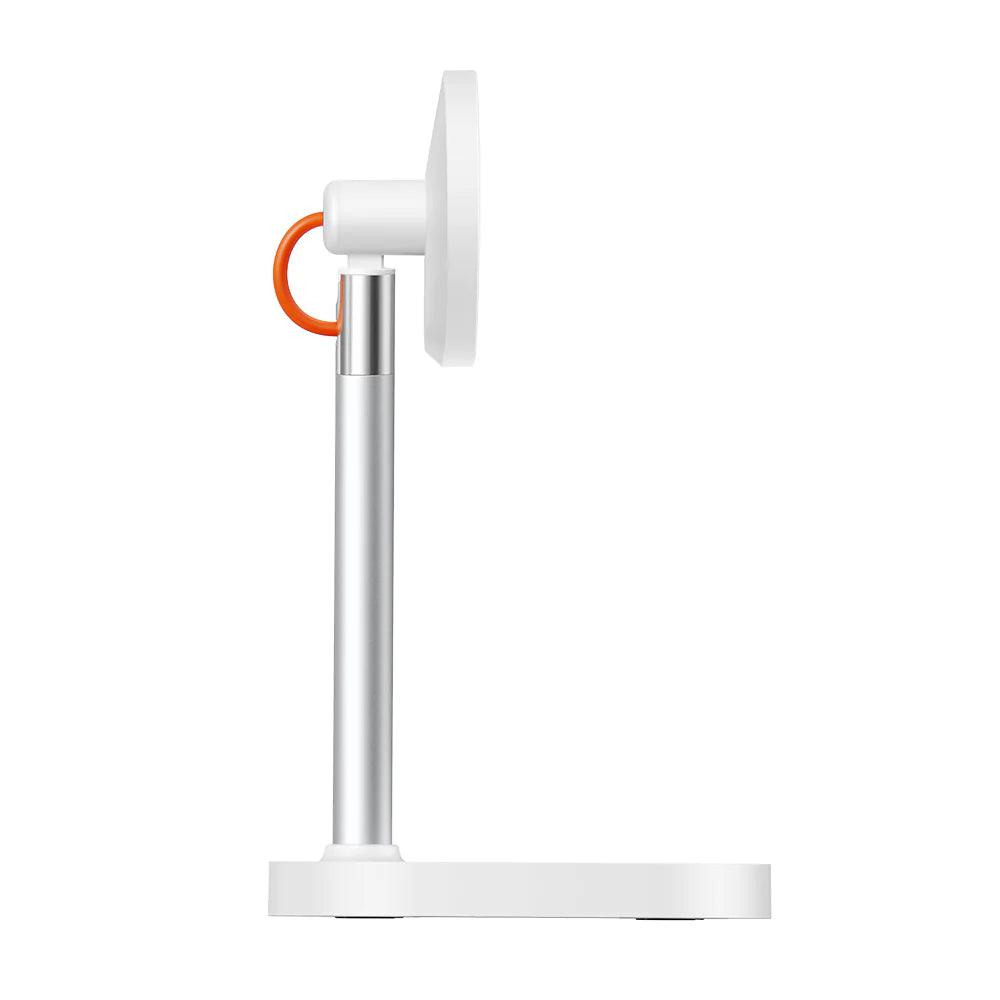 شاحن مكدودو 2 في 1 اللاسلكي مع حامل سطح المكتب - أبيض