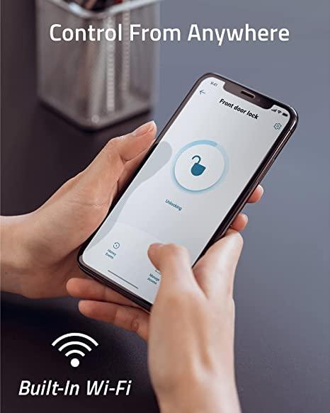 Anker Eufy WiFi Fingerprint Smart Lock Smart & Secure Access - Black