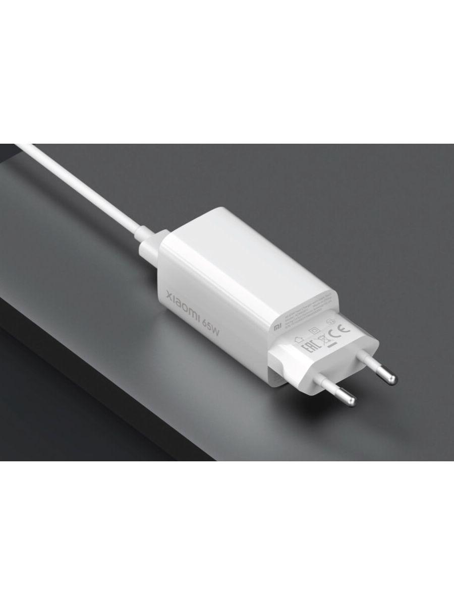 شاحن Mi السريع بقوة 65 واط مع Gan-Tech