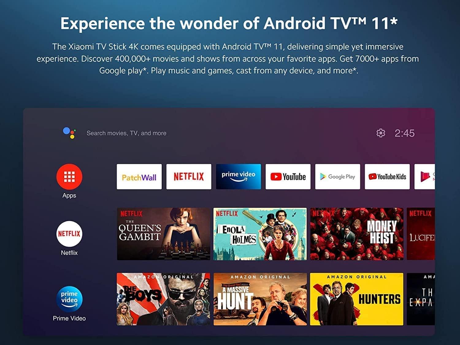 جهاز تلفزيون شاومي 4K