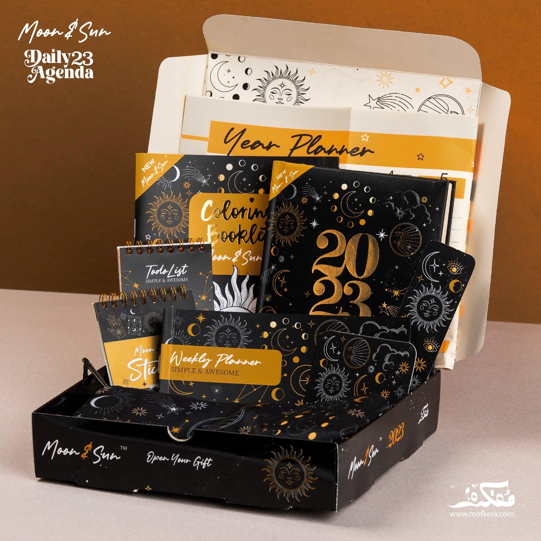 Fairuzy - Agenda Gift Set 2023 - Moon & Sun