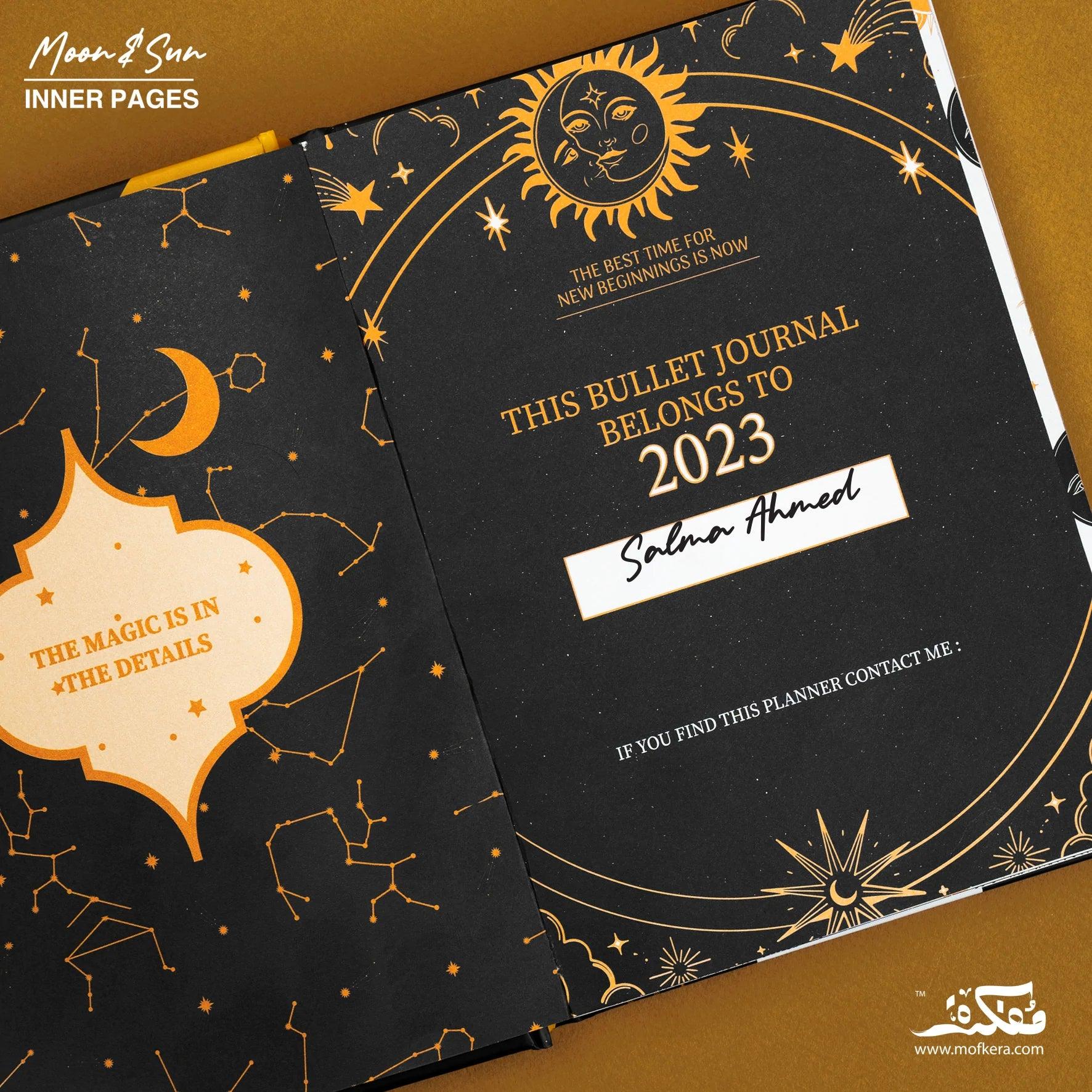 Fairuzy - Agenda Gift Set 2023 - Moon & Sun