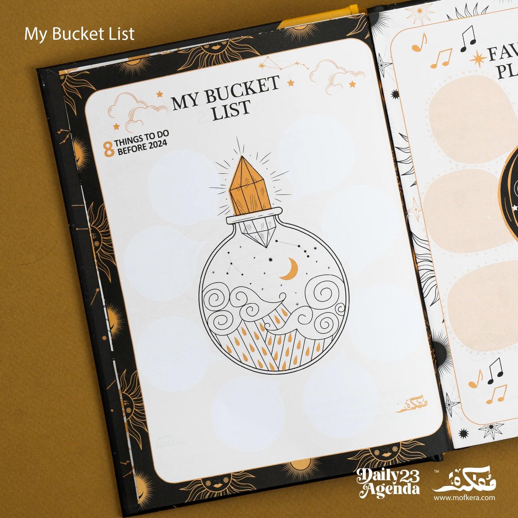 Fairuzy - Agenda Gift Set 2023 - Moon & Sun