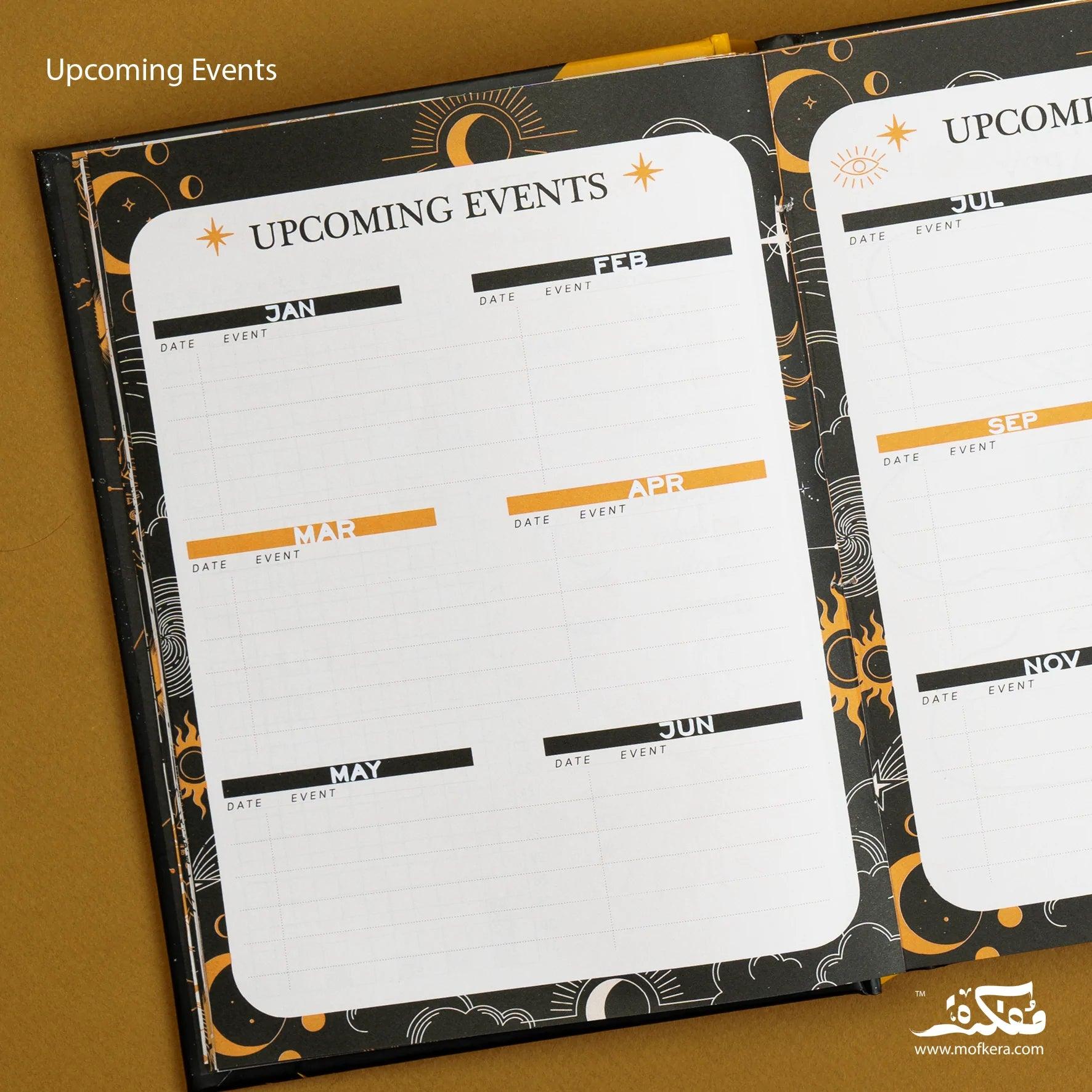 Fairuzy - Agenda Gift Set 2023 - Moon & Sun