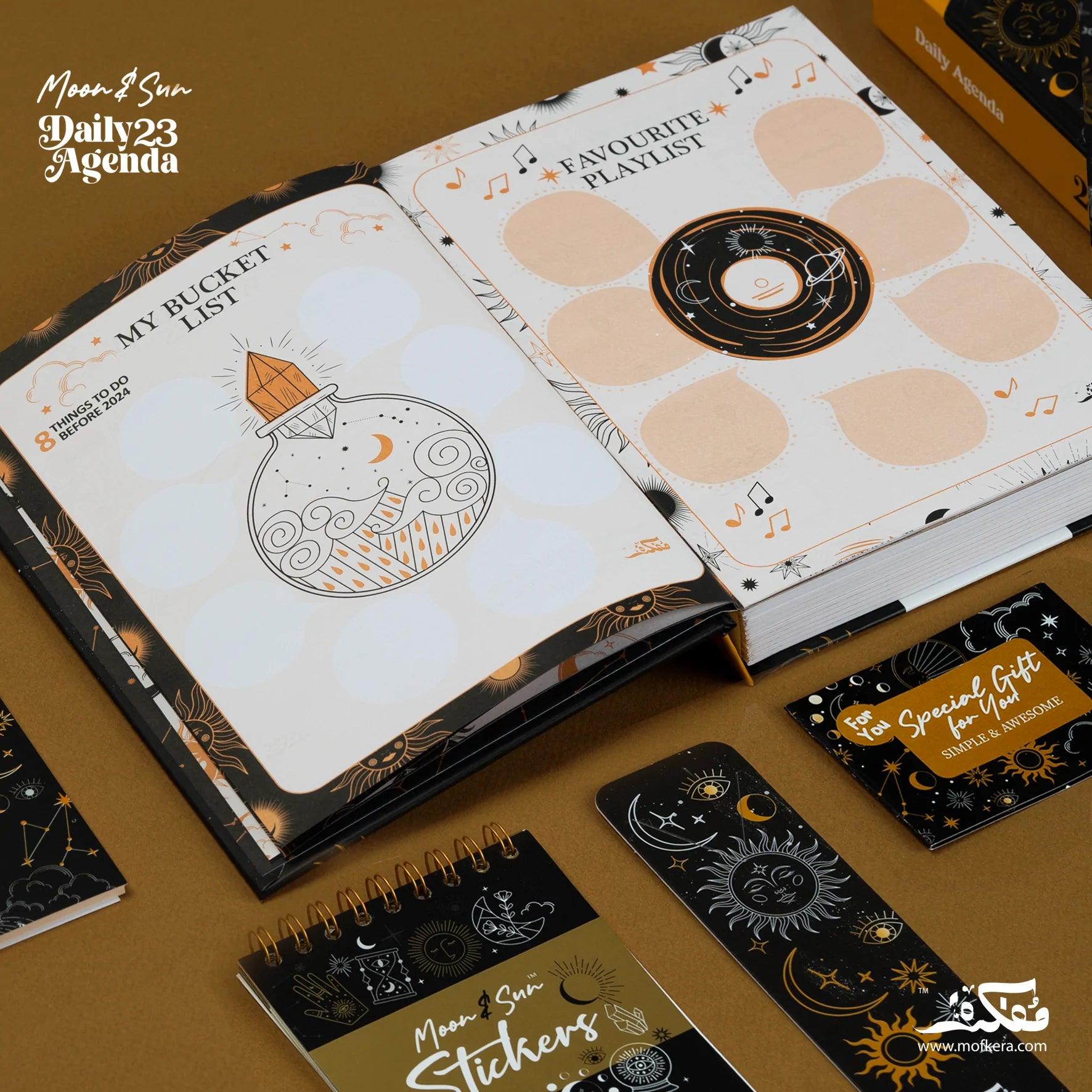 Fairuzy - Agenda Gift Set 2023 - Moon & Sun