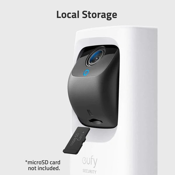 Anker Eufy Solo P44 Indoor Cam 2K Clarity & Home Security - White