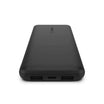 Belkin 10K Power Bank 15W with USB C and Dual USB A Ports - Black
