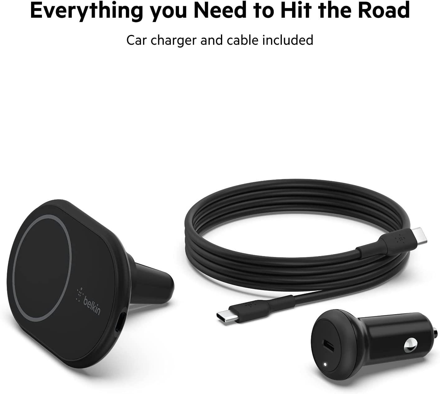 Belkin 10W Wireless Magnetic Car Charger for iPhone 12 & 13