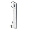 Belkin 6 outlet Surge Strip with 2M Cord - White