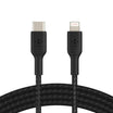 Belkin BOOST CHARGE USB C to Lightning Cable Speed & Durability - Black