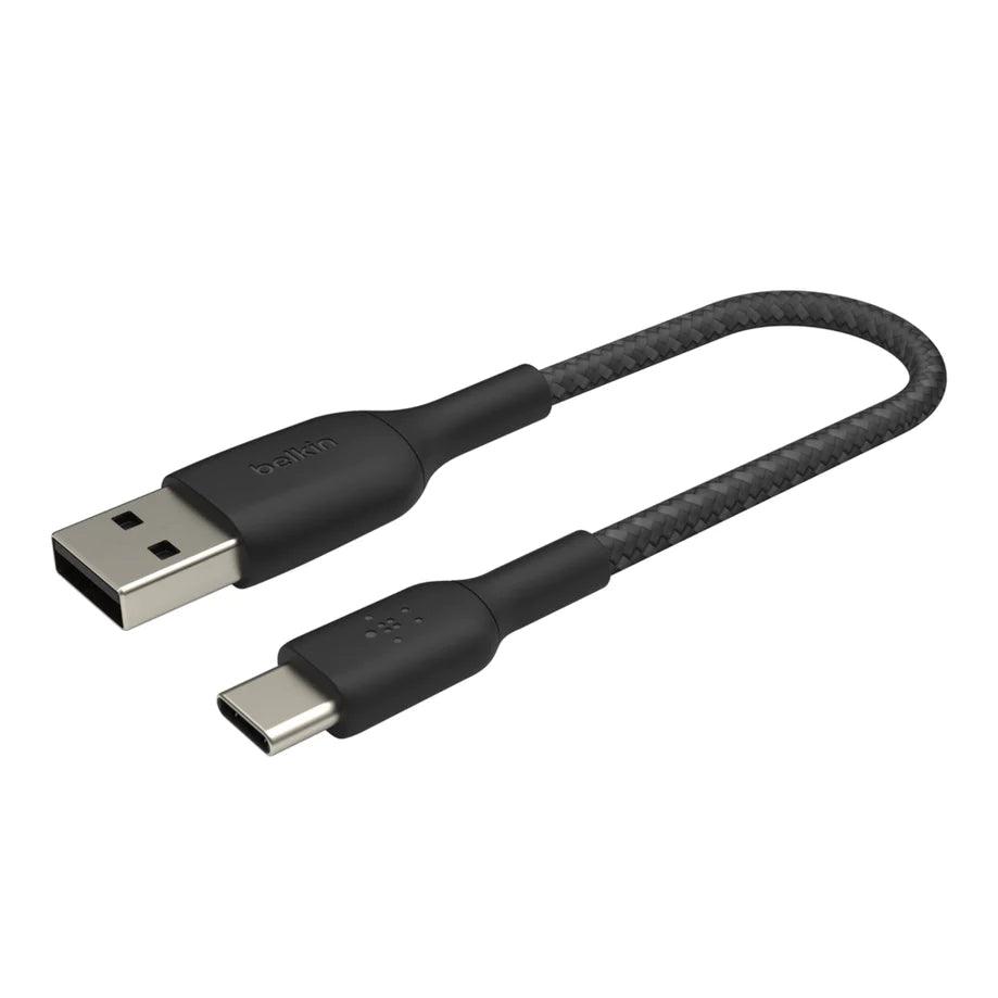 Belkin BOOST Lightning to USB A Braided Cable 0.15m -  Black