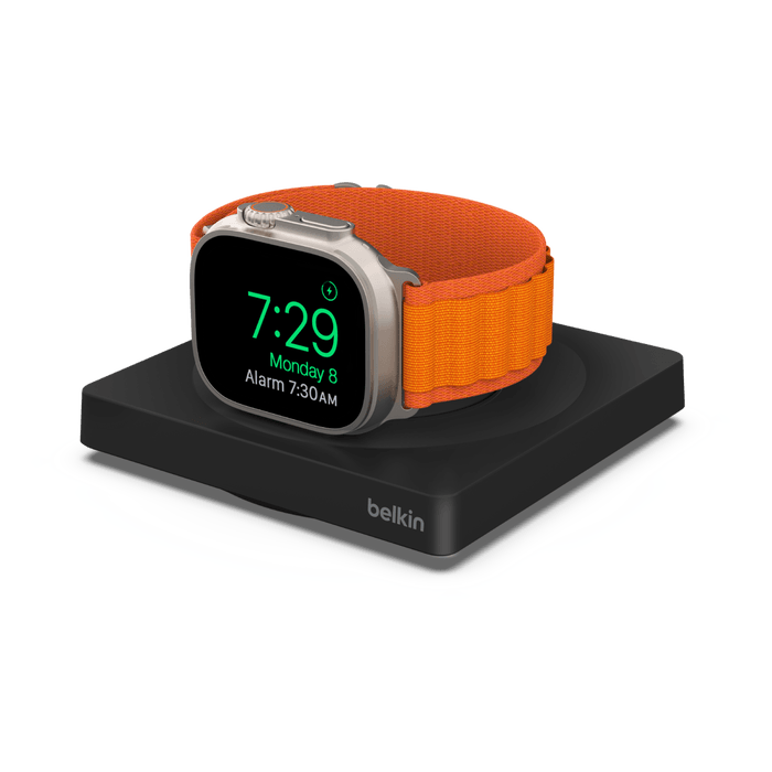 Belkin Fast Portable Charger for Apple Watch Series - Black