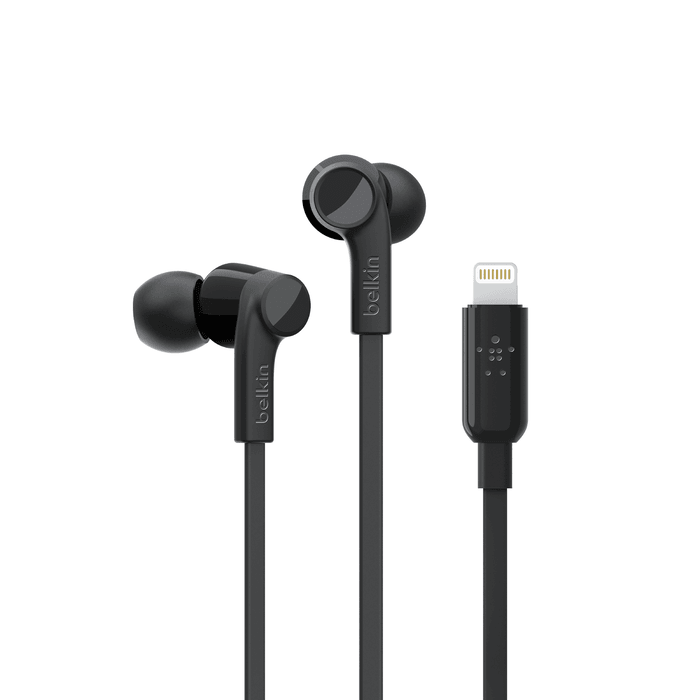 Belkin SOUNDFORM Headphones Lightning Connector Premium Sound - Black