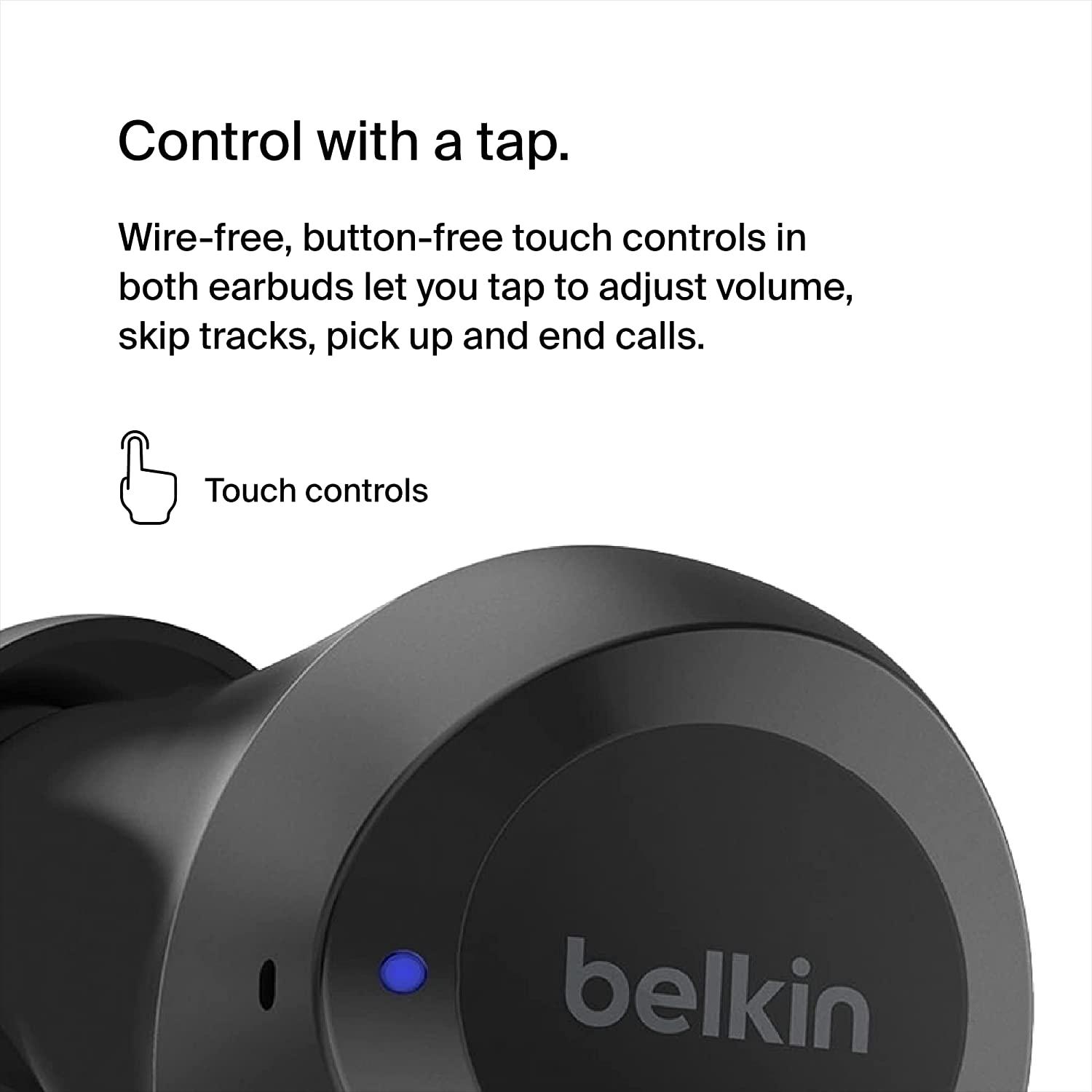 Belkin SoundForm Bolt TWS Clear Sound & Long Battery Life