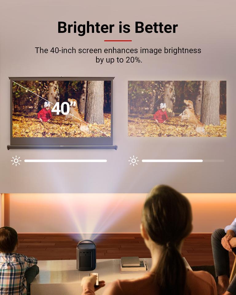 Anker Nebula Portable Screen Compact & Bright 40” Display - Black