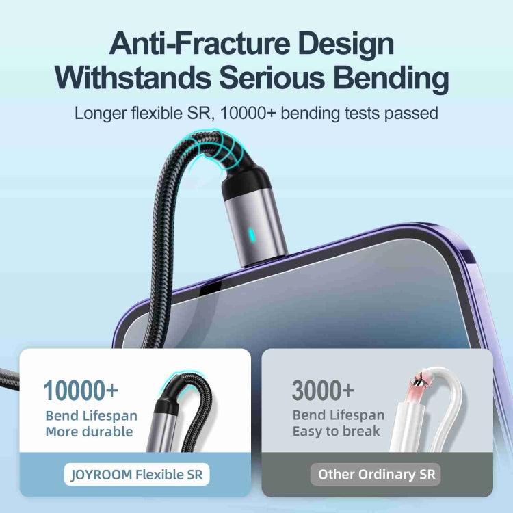 كابل جوي روم يو إس بي سي إلى لايتينج 20 وات طول 2 متر - أسود & أبيض