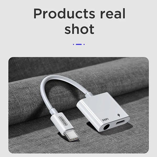 JOYROOM SH C1 Type C Audio Converter for Charging & Music - White