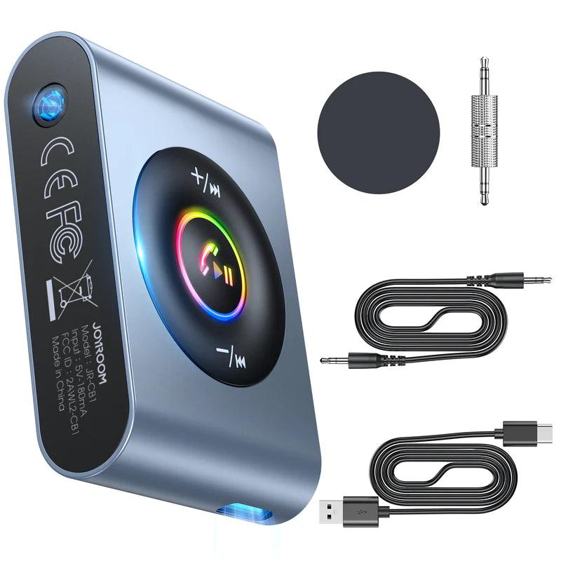 Joyroom Bluetooth Wireless Receiver for Car Home Clear Sound - Black