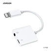 Joyroom Lightning to 3.5mm Audio & Charge Adapter for iPhone - White