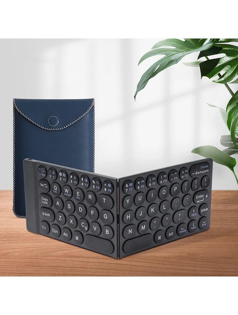 لوحة مفاتيح ويوو قابلة للطي وقابلة لإعادة الشحن بحجم كامل ونحيفة للغاية