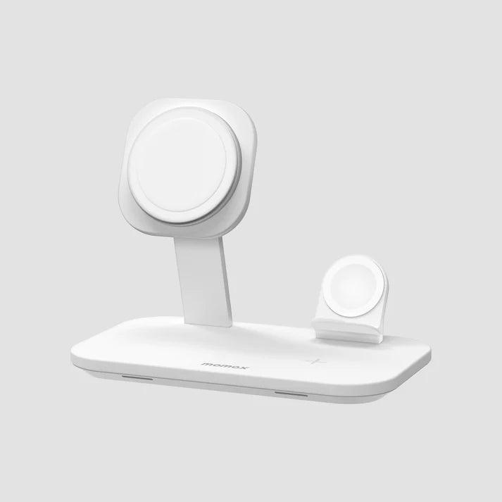MOMAX Q.Mag Pro 3 3 in 1 MagSafe Wireless Charger - White