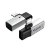 Mcdodo 2 in 1 Lightning to Dual Lightning Audio Adapter - Silver