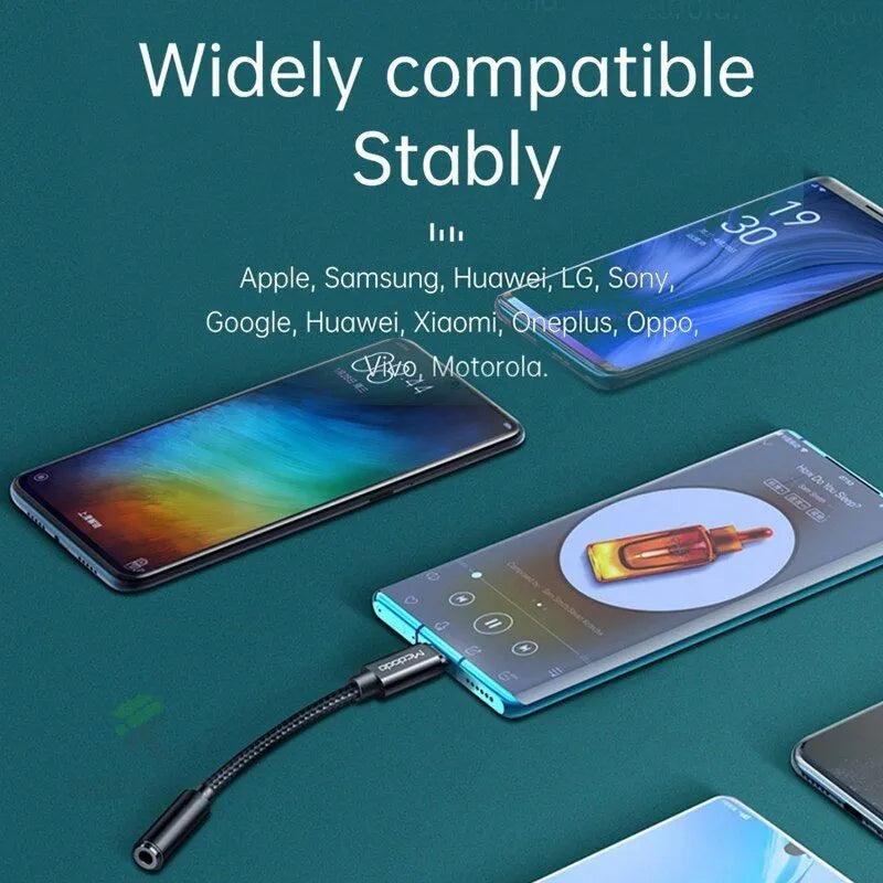 Mcdodo HiFi DAC Type C to 3.5mm Audio Converter for High Fidelity