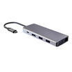 موزع USB-C 11 في 1 من Powerology - رمادي