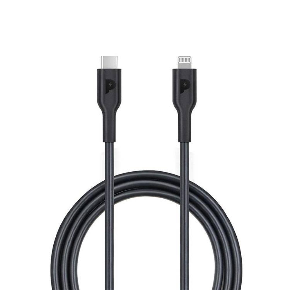 Powerology Mfi Cable Type-C to Lightning 20W 1.2M - Black