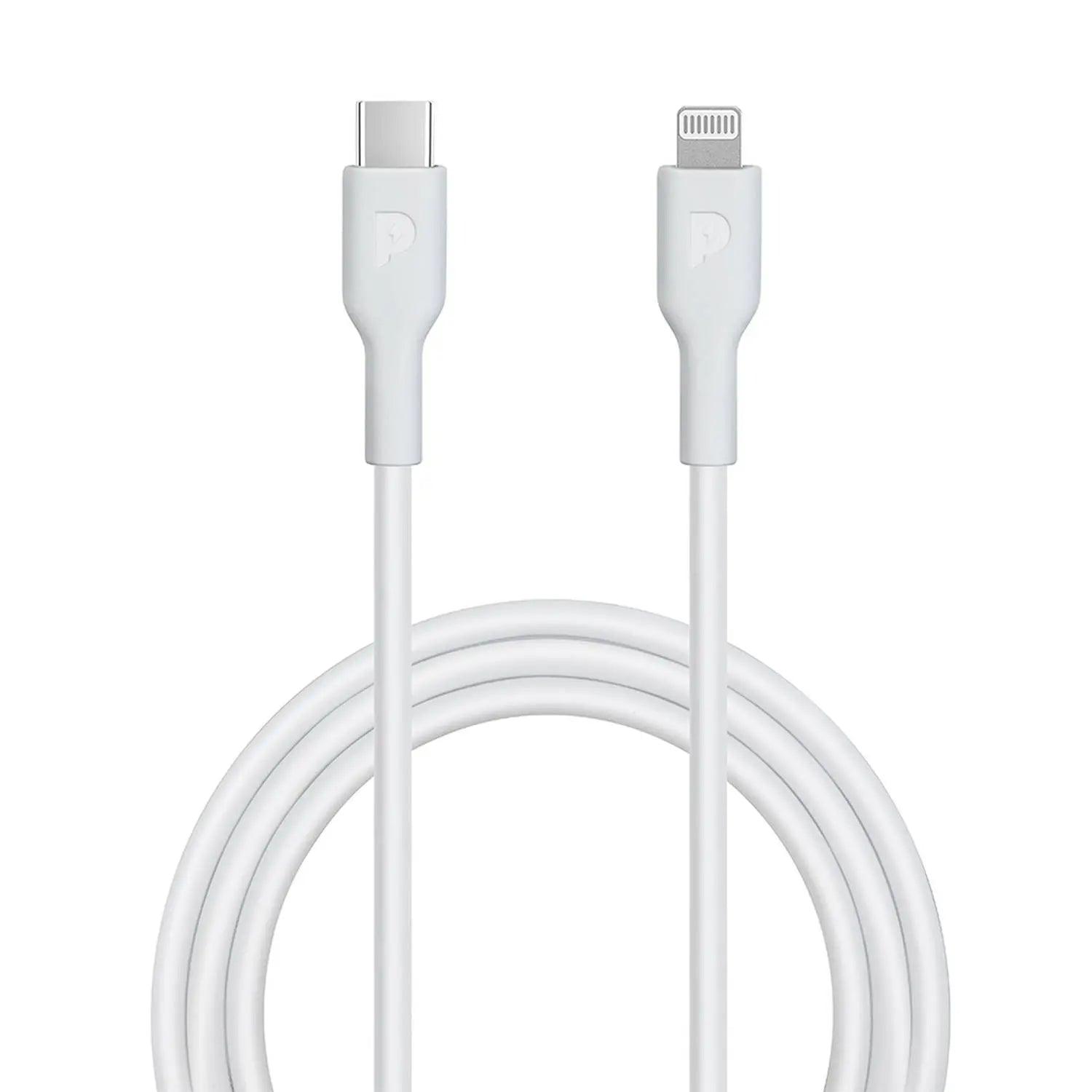 Powerology Mfi Cable Type-C to Lightning 20W 1.2M - White