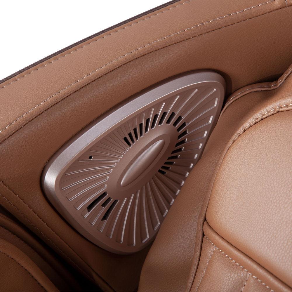 كرسي المساج يو انفينيتي من آريس مع ميزة التحكم صوتي بالجهاز ( بني / جولد )