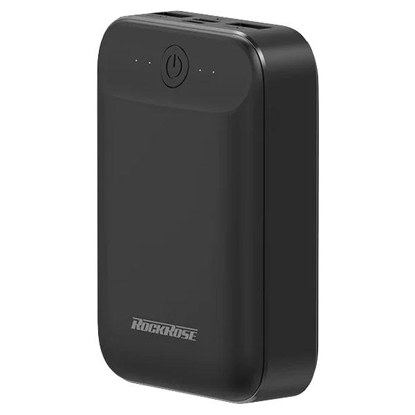 RockRose Ebony 10 Portable 10000mAh Compact Power Bank