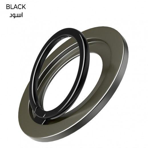 RockRose Magnetic Phone Ring Holder Strong & Stylish - Black