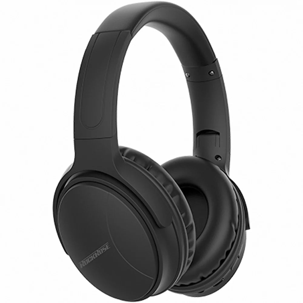 RockRose Reggae MH Bluetooth Headphones Immersive Sound - Black
