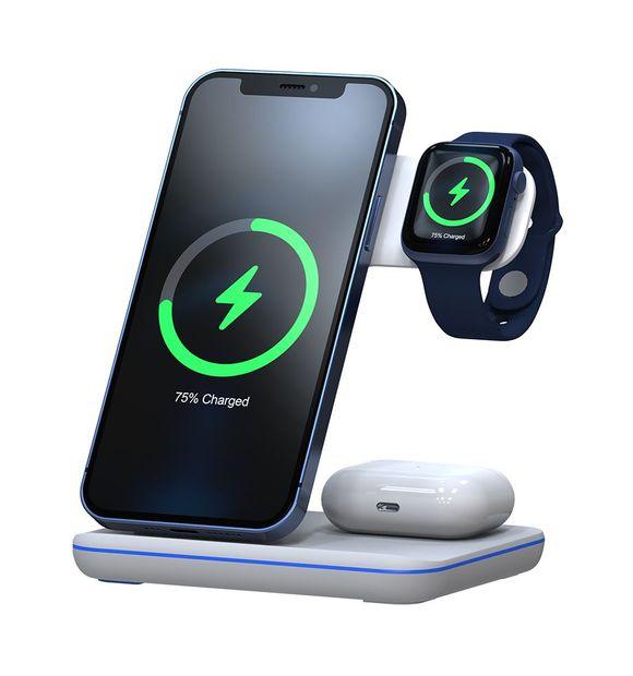 RockRose Wireless Charger Fast Multi Device Charging  - White