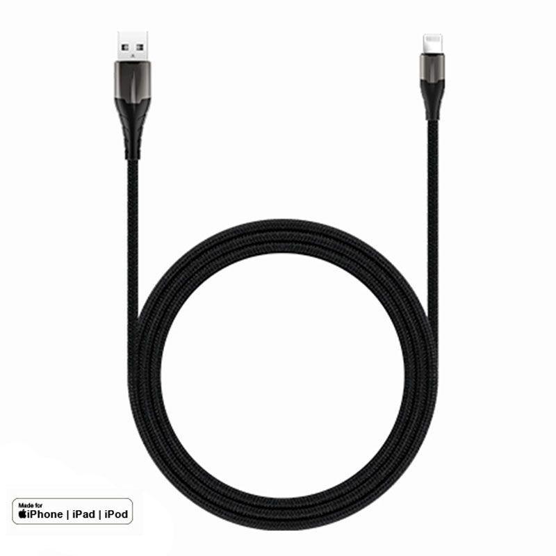 Rock Rose Cable Lightning USB Knight 2.4A Fast Charge